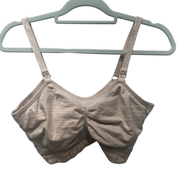 Kindred Bravely Nursing Bra Wireless Seamless Beige pink XL - Picture 1 of 9